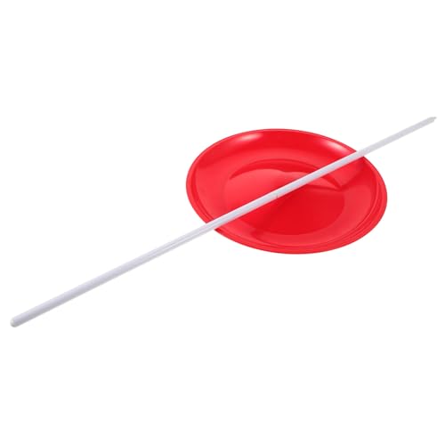 GETAJGHSD Jonglierausrüstung, Rotierende Platte, Jonglierplatte Aus Kunststoff Mit Stöcken, Für Zirkusaufführungen, Trainingszubehör GETAJGHSD Jonglierausrüstung, Rotierende Platte, Jonglierplatte Aus Kunststoff Mit Stöcken, Für Zirkusaufführungen, Trainingszubehör von GETAJGHSD