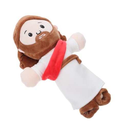 GETAJGHSD Kuschelpuppe Ausgestopfter Jesus Religiöse Figur Weihnachts Plüschtiere Jesus Zeug Lustiges Kissen Dekoratives Wurfkissen Flauschiges Jesus Christliches Tier Umarmungs von GETAJGHSD