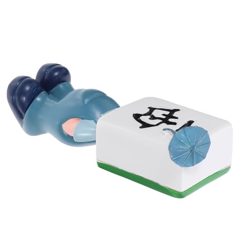 GETAJGHSD Traditionelle Chinesische Statue Mahjong-Figur Kunstharz-Figur Schreibtisch-Ornament Einzigartiges Kulturelles Element für Sammler von GETAJGHSD