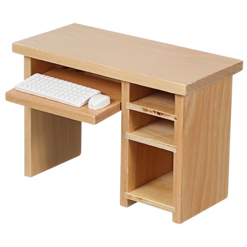 GETAJGHSD Maßstab mit Schreibtisch Tastatur Natürlichem Holzton GETAJGHSD Maßstab mit Schreibtisch Tastatur Natürlichem Holzton von GETAJGHSD
