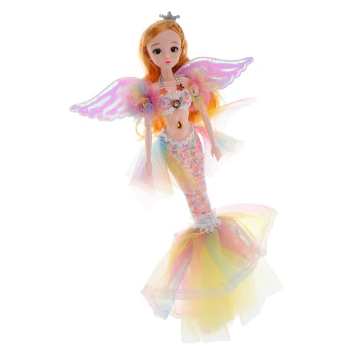 GETAJGHSD Mermaid Doll Mit Abnehmbaren Gelenken Kawaii Meerjungfrau Spielzeug Für Junge Mädchen Kreative Rollenspiele Für Mädchen Detailreiche Puppenkleidung Und Zubehör GETAJGHSD Mermaid Doll Mit Abnehmbaren Gelenken Kawaii Meerjungfrau Spielzeug Für Junge Mädchen Kreative Rollenspiele Für Mädchen Detailreiche Puppenkleidung Und Zubehör von GETAJGHSD