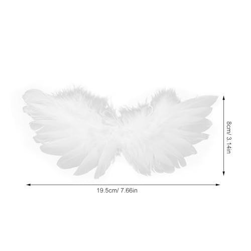 GETAJGHSD Mini Bjd Puppe Flügel Zubehör Weiße Engelsflügel für Kostüme Halloween Weihnachten und Cosplay Events Dekoration für Puppen und Themenpartys GETAJGHSD Mini Bjd Puppe Flügel Zubehör Weiße Engelsflügel für Kostüme Halloween Weihnachten und Cosplay Events Dekoration für Puppen und Themenpartys von GETAJGHSD