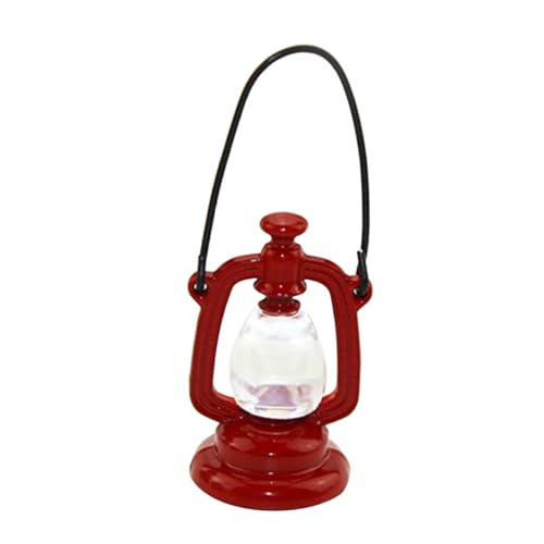 GETAJGHSD Mini Öllampe für Puppenhaus Vintage Kerosinlampe als Dekoration für Miniaturszenen Rot Perfektes Zubehör für Spielzeughäuser und Sammlerstücke GETAJGHSD Mini Öllampe für Puppenhaus Vintage Kerosinlampe als Dekoration für Miniaturszenen Rot Perfektes Zubehör für Spielzeughäuser und Sammlerstücke von GETAJGHSD