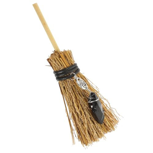 GETAJGHSD Mini Witch Broom Charme Anhänger Auto Hanging Broom Ornament DIY Charm Anhänger GETAJGHSD Mini Witch Broom Charme Anhänger Auto Hanging Broom Ornament DIY Charm Anhänger von GETAJGHSD