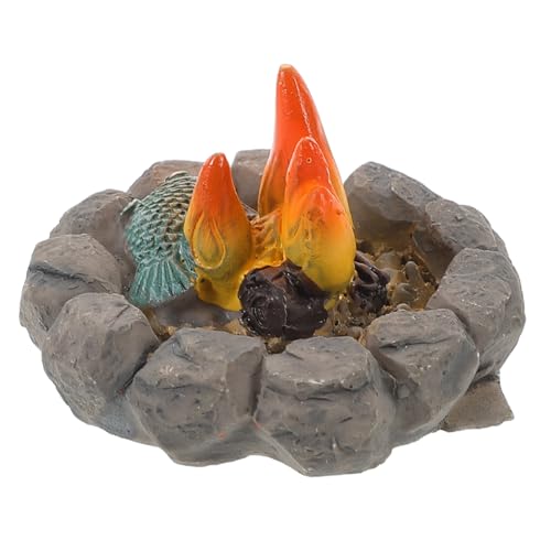 GETAJGHSD Miniatur-Lagerfeuer-Modelle, Simuliertes Kleines Kleines Lagerfeuer, Harzornamente, Mini-feuermodell, Mikro-landschaftsszene, Gebäude, Puppenhaus-zubehör GETAJGHSD Miniatur-Lagerfeuer-Modelle, Simuliertes Kleines Kleines Lagerfeuer, Harzornamente, Mini-feuermodell, Mikro-landschaftsszene, Gebäude, Puppenhaus-zubehör von GETAJGHSD