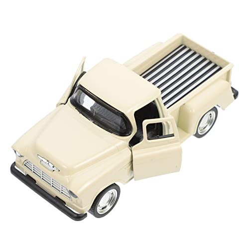 GETAJGHSD Miniatur Pick Up Truck Modell für Jungen Mädchen Kleines Fahrzeug Detailreiches Design zu Geburtstag Weihnachten Dekoration für Kinderzimmer und Büro von GETAJGHSD