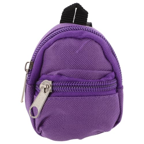 GETAJGHSD Miniatur Puppen Rucksack Zubehör für Puppenhaus DIY Mini Backpack Ornament für Puppen Realistisches Design Langlebig aus Gefertigt für Kreative Miniaturprojekte von GETAJGHSD