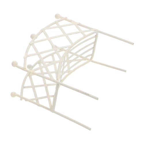 GETAJGHSD Miniaturisierte Bogenbrücke aus Metall Dekorationsfigur für Mikrolandschaften Ergänzung für Feengärten und Zen Vielseitige Gartenaccessoires für Kreative Szenen von GETAJGHSD