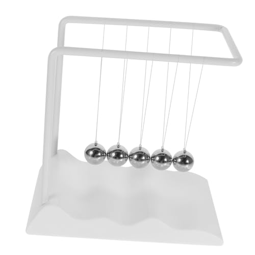 GETAJGHSD Newton Billardkugel Ornament Bälle Schreibtisch Wiegenbälle Tisch Dekompression Physik Schwingende Bälle Wissenschaft Physik Bälle Physikalisches Ornament Pendelbälle Newton' von GETAJGHSD