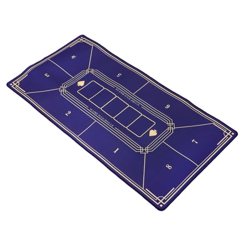 GETAJGHSD Poker-tischplatte, Pokermatte, Poker-Topper, Stoff, Spiel-Layout, Tischplatten-abdeckungen Für Heimspielabende, Themenpartys, Versammlungen, Blau GETAJGHSD Poker-tischplatte, Pokermatte, Poker-Topper, Stoff, Spiel-Layout, Tischplatten-abdeckungen Für Heimspielabende, Themenpartys, Versammlungen, Blau von GETAJGHSD