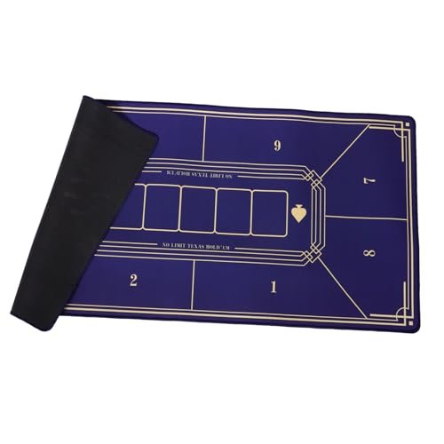 GETAJGHSD Pokermatte Pokerunterlage Mahjong Matte Mahjong Tischmatte Spieltischdecke Pokertischauflage Roulettematte Klappbare Pokertischplatte Spielmatten Pokerteppich Pokertischdecke von GETAJGHSD