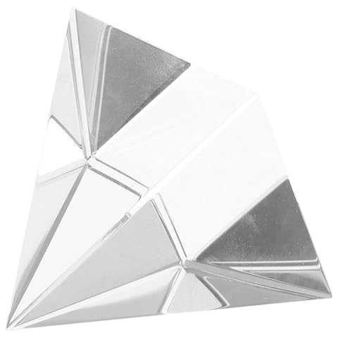 GETAJGHSD Prismen Für Physikalische Experimente, Lichtprisma Für Wissenschaftsfenster, Regenbogenprisma, Optische Lehrprismen, Glasprisma, Glaspyramidenprisma, Lichtspektrumprisma, von GETAJGHSD