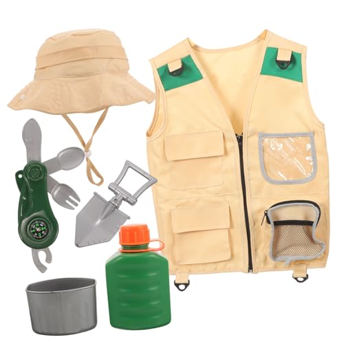 GETAJGHSD Set Abenteuerausrüstung Weste Outdoor Erkundungs Kit Überlebensausrüstung Wanderausrüstung Campingausrüstung Kunststoff GETAJGHSD Set Abenteuerausrüstung Weste Outdoor Erkundungs Kit Überlebensausrüstung Wanderausrüstung Campingausrüstung Kunststoff von GETAJGHSD