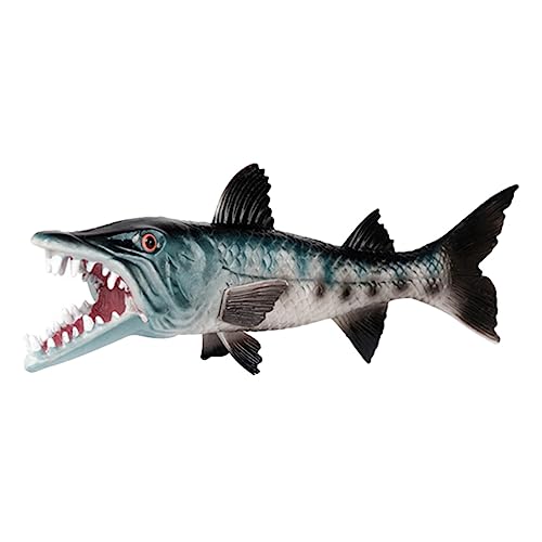 GETAJGHSD Simulation Wolf Fisch Realistisches Tiermodell für Aquarium Dekoration Heimdeko und Lernspielzeug für Langlebig und Farbenfroh GETAJGHSD Simulation Wolf Fisch Realistisches Tiermodell für Aquarium Dekoration Heimdeko und Lernspielzeug für Langlebig und Farbenfroh von GETAJGHSD