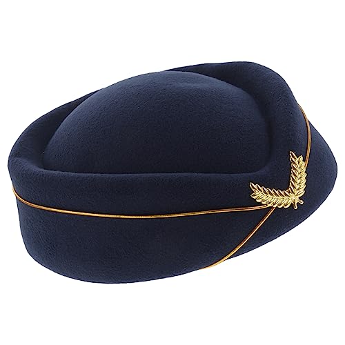 GETAJGHSD Stewardess Hut für Damen Cosplay Airline Cap Ergänzung für Flugbegleiterinnen Leicht und Elegant für Rollenspiele und Bühnenaufführungen GETAJGHSD Stewardess Hut für Damen Cosplay Airline Cap Ergänzung für Flugbegleiterinnen Leicht und Elegant für Rollenspiele und Bühnenaufführungen von GETAJGHSD