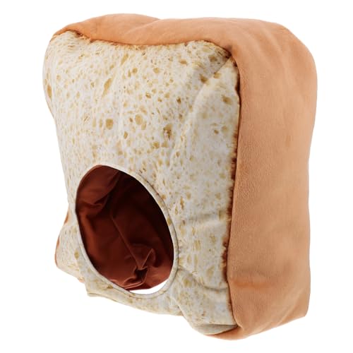 GETAJGHSD Toast Brot Hut Lustige Plüschmütze für Cosplay Foto Requisiten und Partys Weiche Süße Kopfbedeckung im Cartoon Design für Erwachsene GETAJGHSD Toast Brot Hut Lustige Plüschmütze für Cosplay Foto Requisiten und Partys Weiche Süße Kopfbedeckung im Cartoon Design für Erwachsene von GETAJGHSD