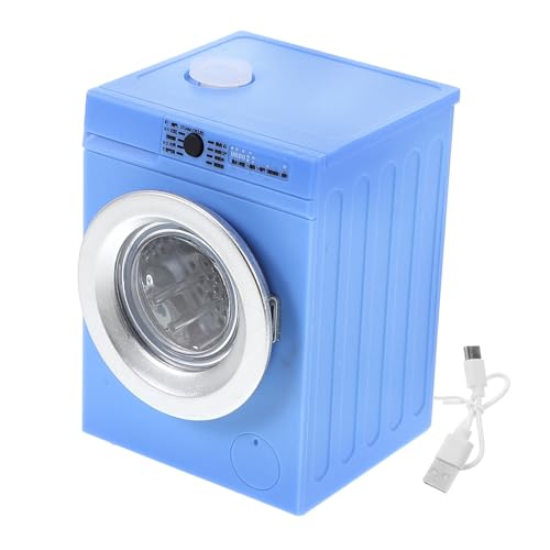 GETAJGHSD Waschmaschine Modell für Puppenhäuser Drehbare Tür Wiederaufladbar Waschbare Kleidung Dekoration für Kinderzimmer und Umgebungen GETAJGHSD Waschmaschine Modell für Puppenhäuser Drehbare Tür Wiederaufladbar Waschbare Kleidung Dekoration für Kinderzimmer und Umgebungen von GETAJGHSD