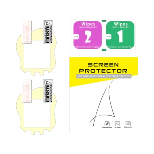 GETBSTOOP 2 PCS Screen Guard Protector Anti-Scratch PET/TPU-Bildschirmschutzfilm Anti-Fingerabdruck for Uni Band Pet Accessoires von GETBSTOOP