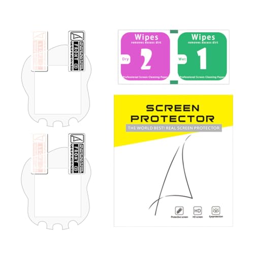 GETBSTOOP 2 PCS Screenfilm Cover Anti-Scratch PET/TPU-Bildschirmschutzfilm Anti-Fingerabdruck HD for Uni Band Pet Accessoires von GETBSTOOP