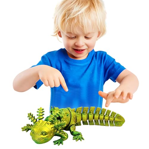 GETBSTOOP Axolotl Spielzeug, 3D -Mini -Gedruckter Axolotl, Spielzeugdekor for Stressabbau, Stressabbau Desktop -Figuren, 3D -gedruckte Tiere for Kinder und Erwachsene Geschenke von GETBSTOOP