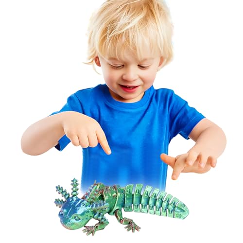 GETBSTOOP Axolotl Spielzeug, 3D -Mini -Gedruckter Axolotl, Spielzeugdekor for Stressabbau, Stressabbau Desktop -Figuren, 3D -gedruckte Tiere for Kinder und Erwachsene Geschenke von GETBSTOOP
