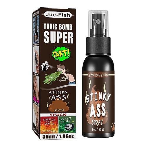 GETBSTOOP Fart Gag Sprack Streich Witz Plastik Flüssig Fart Fart Gag for Erwachsene Kinder schreckliche stinkende Furzspray for Halloween Nicht giftig von GETBSTOOP