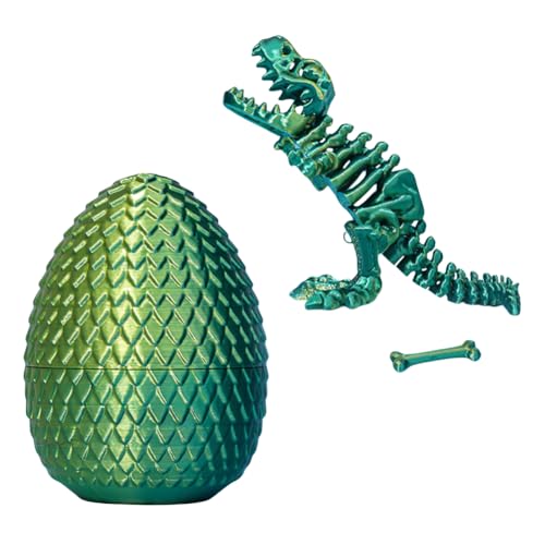 GETBSTOOP Getbauop Big-Mund Dinosaurier Modell 3D gedrucktes Dinosaurier Ei mit artikulierter Indominus Rex Tyrannosaurus Rex Dragon 3D Druckschädel GETBSTOOP Getbauop Big-Mund Dinosaurier Modell 3D gedrucktes Dinosaurier Ei mit artikulierter Indominus Rex Tyrannosaurus Rex Dragon 3D Druckschädel von GETBSTOOP