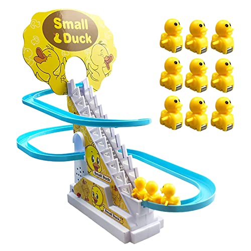 GETBSTOOP Race Auto Tracks 10 Pack Electric Duck Klettertreppe & Slides Playset for Kinder GETBSTOOP Race Auto Tracks 10 Pack Electric Duck Klettertreppe & Slides Playset for Kinder von GETBSTOOP