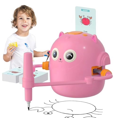 GETBSTOOP -Roboterspielzeug, interaktiver Bildungsschild Roboterspielzeug for Kinder, Montessori Lernen mit Stimme und 100 Word -Karten, Smart Voice Interactive Roboter Zeichnung Spielzeug GETBSTOOP -Roboterspielzeug, interaktiver Bildungsschild Roboterspielzeug for Kinder, Montessori Lernen mit Stimme und 100 Word -Karten, Smart Voice Interactive Roboter Zeichnung Spielzeug von GETBSTOOP