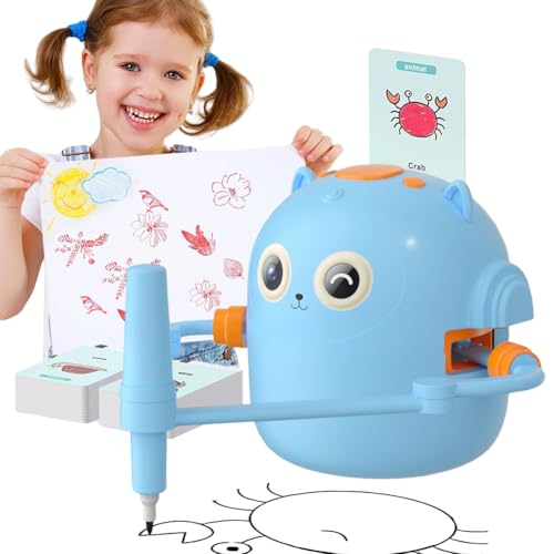 GETBSTOOP -Roboterspielzeug, interaktiver Bildungsschild Roboterspielzeug for Kinder, Montessori Lernen mit Stimme und 100 Word -Karten, Smart Voice Interactive Roboter Zeichnung Spielzeug GETBSTOOP -Roboterspielzeug, interaktiver Bildungsschild Roboterspielzeug for Kinder, Montessori Lernen mit Stimme und 100 Word -Karten, Smart Voice Interactive Roboter Zeichnung Spielzeug von GETBSTOOP