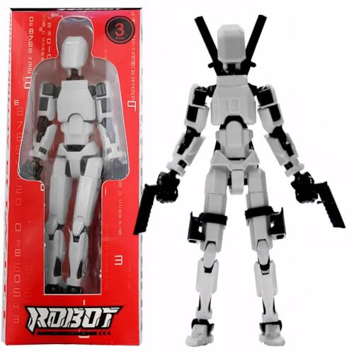 GETBSTOOP T13 Action Figur Set, 3D Titan 13 Action Figuren, 13 Action Figur mit Gelenken, T13 Sammelaktion Figur for Sammler als Schreibtischdekoration von GETBSTOOP