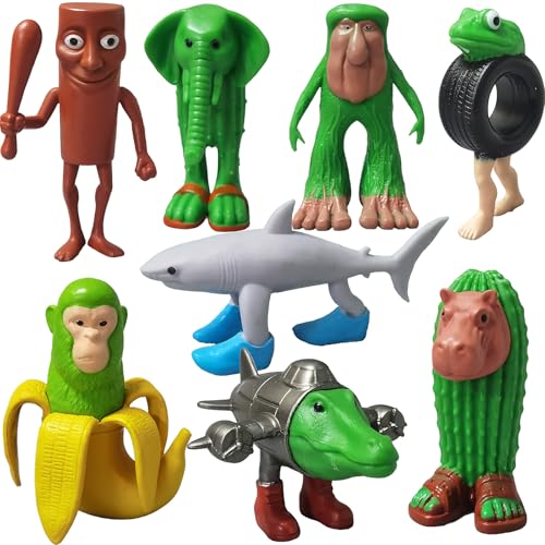 GETBSTOOP Tung Tung Tung Sahur Figuren, Usper 3D Tralalero Tralala Spielzeug Schreibtischdekoration, italienisches Brainrot Tung Tung Sahur Spielzeug, kreative Heimdekoration und Sammlerfiguren GETBSTOOP Tung Tung Tung Sahur Figuren, Usper 3D Tralalero Tralala Spielzeug Schreibtischdekoration, italienisches Brainrot Tung Tung Sahur Spielzeug, kreative Heimdekoration und Sammlerfiguren von GETBSTOOP
