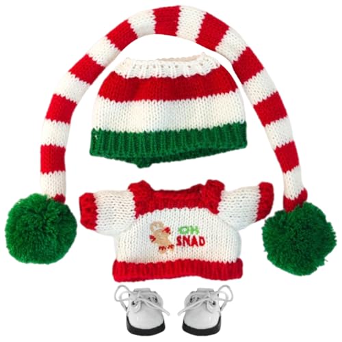 Getbauop Mini Plush Dolls Kleidung for Labubu Weihnachtsstrickpullover Plüschpuppen -Outfit -Accessoires for Kinder Geschenk Getbauop Mini Plush Dolls Kleidung for Labubu Weihnachtsstrickpullover Plüschpuppen -Outfit -Accessoires for Kinder Geschenk von GETBSTOOP