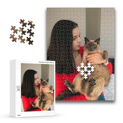 GEXHSRGD Personalisiertes Puzzle, Benutzerdefinierte Puzzles von Fotos, 300/500/1000-teiliges benutzerdefiniertes Puzzle für Familie, Hochzeit, Feiertags- und Geburtstagsgeschenk GEXHSRGD Personalisiertes Puzzle, Benutzerdefinierte Puzzles von Fotos, 300/500/1000-teiliges benutzerdefiniertes Puzzle für Familie, Hochzeit, Feiertags- und Geburtstagsgeschenk von GEXHSRGD