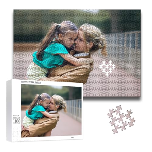 GEXHSRGD Personalisiertes Puzzle, Benutzerdefinierte Puzzles von Fotos, 300/500/1000-teiliges benutzerdefiniertes Puzzle für Familie, Hochzeit, Feiertags- und Geburtstagsgeschenk GEXHSRGD Personalisiertes Puzzle, Benutzerdefinierte Puzzles von Fotos, 300/500/1000-teiliges benutzerdefiniertes Puzzle für Familie, Hochzeit, Feiertags- und Geburtstagsgeschenk von GEXHSRGD