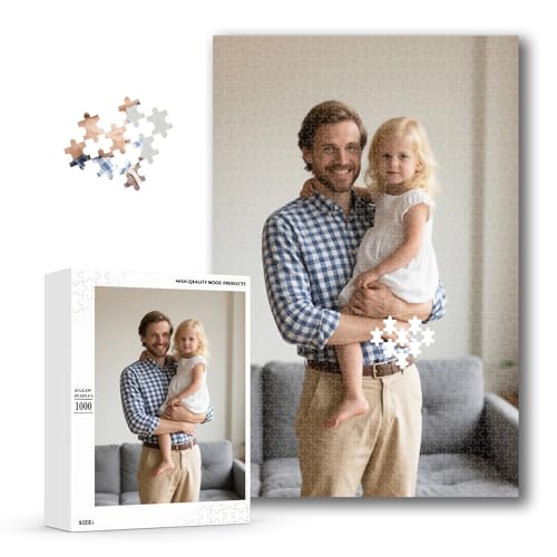 GEXHSRGD Personalisiertes Puzzle, Benutzerdefinierte Puzzles von Fotos, 300/500/1000-teiliges benutzerdefiniertes Puzzle für Familie, Hochzeit, Feiertags- und Geburtstagsgeschenk GEXHSRGD Personalisiertes Puzzle, Benutzerdefinierte Puzzles von Fotos, 300/500/1000-teiliges benutzerdefiniertes Puzzle für Familie, Hochzeit, Feiertags- und Geburtstagsgeschenk von GEXHSRGD