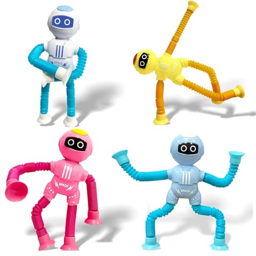 4er Pack Teleskop Saugnapf Spielzeug Sensory Toys um Stress Abzubauen und Abzubaue Spielzeug mit Saugnapf Hochstuhl Lustiges Pädagogisches Children's Concentration Stick 4er Pack Teleskop Saugnapf Spielzeug Sensory Toys um Stress Abzubauen und Abzubaue Spielzeug mit Saugnapf Hochstuhl Lustiges Pädagogisches Children's Concentration Stick von GEXINKEJI