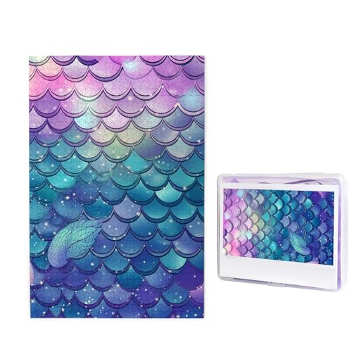 GFLFMXZW Puzzles, 1000 Teile, personalisierbar, Wasserlilie, Meerjungfrau, Schuppen, Fotopuzzle, herausforderndes Bilder-Puzzle für Erwachsene, personalisierbares Puzzle mit Aufbewahrungstasche (50 x GFLFMXZW Puzzles, 1000 Teile, personalisierbar, Wasserlilie, Meerjungfrau, Schuppen, Fotopuzzle, herausforderndes Bilder-Puzzle für Erwachsene, personalisierbares Puzzle mit Aufbewahrungstasche (50 x von GFLFMXZW