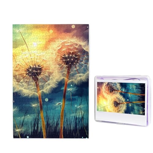 GFLFMXZW Puzzles, 1000 Teile, personalisiertes Puzzle, Löwenzahn, DIY, Zeichnen, Malen, Fotopuzzle, anspruchsvolles Bild, Puzzle für Erwachsene, personalisierbares Puzzle mit Aufbewahrungstasche (50 x GFLFMXZW Puzzles, 1000 Teile, personalisiertes Puzzle, Löwenzahn, DIY, Zeichnen, Malen, Fotopuzzle, anspruchsvolles Bild, Puzzle für Erwachsene, personalisierbares Puzzle mit Aufbewahrungstasche (50 x von GFLFMXZW