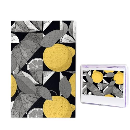 GFLFMXZW Puzzles, 1000 Teile, personalisiertes Puzzle, geometrisches Zitronenmuster, Fotopuzzle, herausforderndes Bild, Puzzle für Erwachsene, personalisierbares Puzzle mit Aufbewahrungstasche (50 x GFLFMXZW Puzzles, 1000 Teile, personalisiertes Puzzle, geometrisches Zitronenmuster, Fotopuzzle, herausforderndes Bild, Puzzle für Erwachsene, personalisierbares Puzzle mit Aufbewahrungstasche (50 x von GFLFMXZW