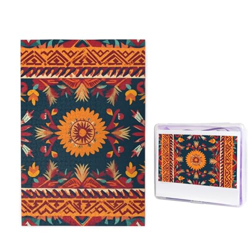 GFLFMXZW Puzzles, 1000 Teile, personalisiertes Puzzle, mexikanische Volkskunst-Muster, Fotopuzzle, herausforderndes Bilder-Puzzle für Erwachsene, personalisierbares Puzzle mit Aufbewahrungstasche (50 GFLFMXZW Puzzles, 1000 Teile, personalisiertes Puzzle, mexikanische Volkskunst-Muster, Fotopuzzle, herausforderndes Bilder-Puzzle für Erwachsene, personalisierbares Puzzle mit Aufbewahrungstasche (50 von GFLFMXZW