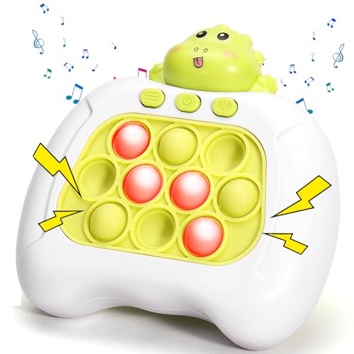 GFORI Fast Push-Spiel | Pop it-Spiel für Kinder | Fidget Toys | Interaktives Quick Push-Bubble-Spiel | Handheld-Puzzle Pop-it-Elektronisches Spiel für Kinder Erwachsene,das Stress abbaut(Dinosaurier) von GFORI