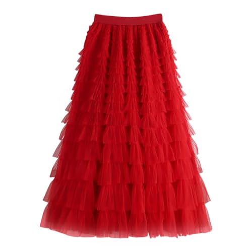GFPGNDFHG halloween kostüme frauen damen hexenkostüm costume halloween midi rock damen herbst schwarze kleider hexen rock rosa costume women elegant kleider rot kostüm xs frauen ruffle skirt von GFPGNDFHG