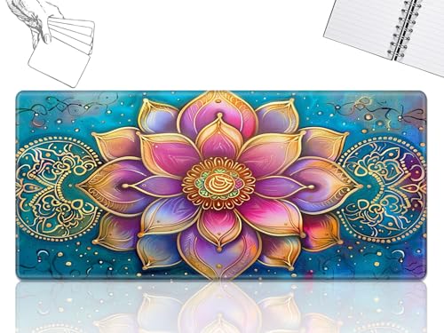 GFRGTFHYT Für MTG Playmat, Game Play Mat für MTG TCG 61 x 35,6 cm Sammelkarte Inked Game Playmats mit genähter glatter Gummi-Oberfläche, Kampfspiel, Spielmatten, Schreibtisch-Mauspad, Lotus Art GFRGTFHYT Für MTG Playmat, Game Play Mat für MTG TCG 61 x 35,6 cm Sammelkarte Inked Game Playmats mit genähter glatter Gummi-Oberfläche, Kampfspiel, Spielmatten, Schreibtisch-Mauspad, Lotus Art von GFRGTFHYT