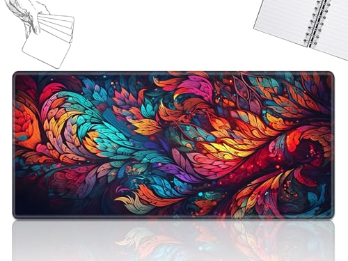 GFRGTFHYT MTG Playmat, Game Play Mat for MTG TCG 61.0 cmx35.6 cm Trading Card Inked Game Playmats with Stitched Smooth Rubber Surface Battle Game Play Mats Desk Mousepad, Art Leaf GFRGTFHYT MTG Playmat, Game Play Mat for MTG TCG 61.0 cmx35.6 cm Trading Card Inked Game Playmats with Stitched Smooth Rubber Surface Battle Game Play Mats Desk Mousepad, Art Leaf von GFRGTFHYT