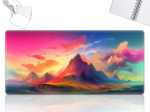 GFRGTFHYT MTG Playmat, Game Play Mat for MTG TCG 61.0 cmx35.6 cm Trading Card Inked Game Playmats with Stitched Smooth Rubber Surface Battle Game Play Mats Desk Mousepad, Art Mountains GFRGTFHYT MTG Playmat, Game Play Mat for MTG TCG 61.0 cmx35.6 cm Trading Card Inked Game Playmats with Stitched Smooth Rubber Surface Battle Game Play Mats Desk Mousepad, Art Mountains von GFRGTFHYT
