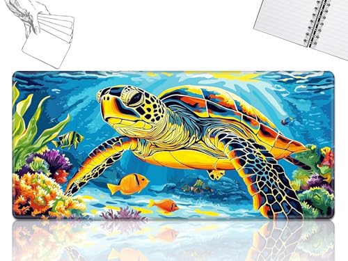 GFRGTFHYT MTG Playmat, Game Play Mat for MTG TCG 61.0 cmx35.6 cm Trading Card Inked Game Playmats with Stitched Smooth Rubber Surface Battle Game Play Mats Desk Mousepad, Art Sea Turtle GFRGTFHYT MTG Playmat, Game Play Mat for MTG TCG 61.0 cmx35.6 cm Trading Card Inked Game Playmats with Stitched Smooth Rubber Surface Battle Game Play Mats Desk Mousepad, Art Sea Turtle von GFRGTFHYT