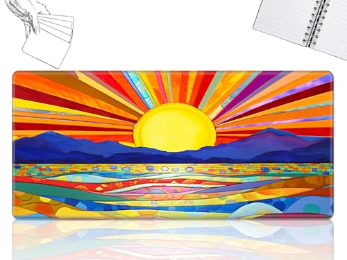 GFRGTFHYT MTG Playmat, Game Play Mat for MTG TCG 61.0 cmx35.6 cm Trading Card Inked Game Playmats with Stitched Smooth Rubber Surface Battle Game Play Mats Desk Mousepad, Art Sun GFRGTFHYT MTG Playmat, Game Play Mat for MTG TCG 61.0 cmx35.6 cm Trading Card Inked Game Playmats with Stitched Smooth Rubber Surface Battle Game Play Mats Desk Mousepad, Art Sun von GFRGTFHYT