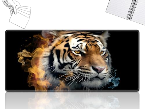 GFRGTFHYT MTG Playmat, Game Play Mat für MTG TCG, 61 x 35,6 cm, Sammelkarte, Inked Game Playmats mit genähter glatter Gummi-Oberfläche, Kampfspiel, Spielmatten, Schreibtisch-Mauspad, Art Tiger GFRGTFHYT MTG Playmat, Game Play Mat für MTG TCG, 61 x 35,6 cm, Sammelkarte, Inked Game Playmats mit genähter glatter Gummi-Oberfläche, Kampfspiel, Spielmatten, Schreibtisch-Mauspad, Art Tiger von GFRGTFHYT