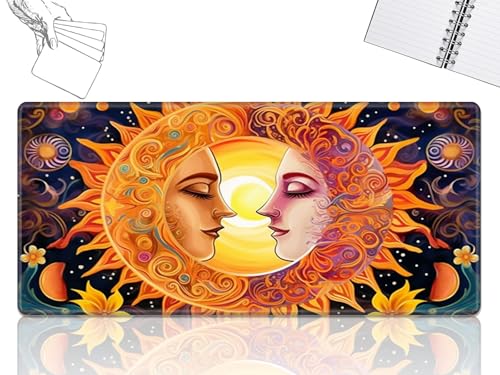 GFRGTFHYT MTG Playmat, Spielmatte für MTG TCG, 61 x 35,6 cm, Sammelkarte, eingefärbtes Spielmatte mit genähter glatter Gummi-Oberfläche, Kampfspiel, Spielmatten, Schreibtisch-Mauspad, Sonne für Männer GFRGTFHYT MTG Playmat, Spielmatte für MTG TCG, 61 x 35,6 cm, Sammelkarte, eingefärbtes Spielmatte mit genähter glatter Gummi-Oberfläche, Kampfspiel, Spielmatten, Schreibtisch-Mauspad, Sonne für Männer von GFRGTFHYT